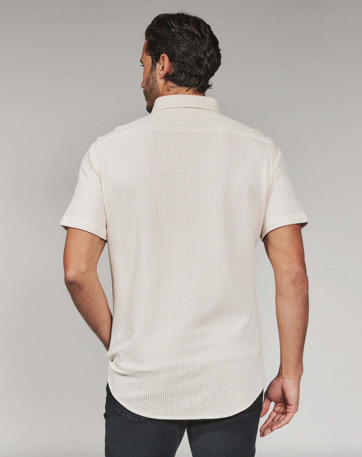 7 Diamonds | Keaton Short Sleeve Shirt | Beige