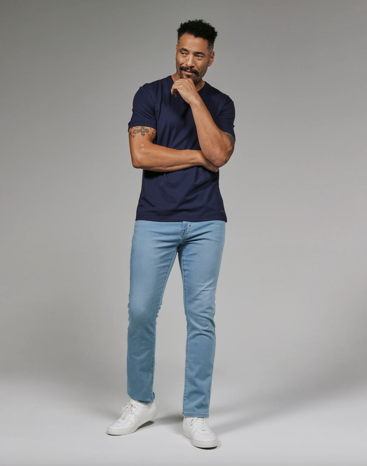 7Diamonds | Modal Crew Neck Tee | Navy