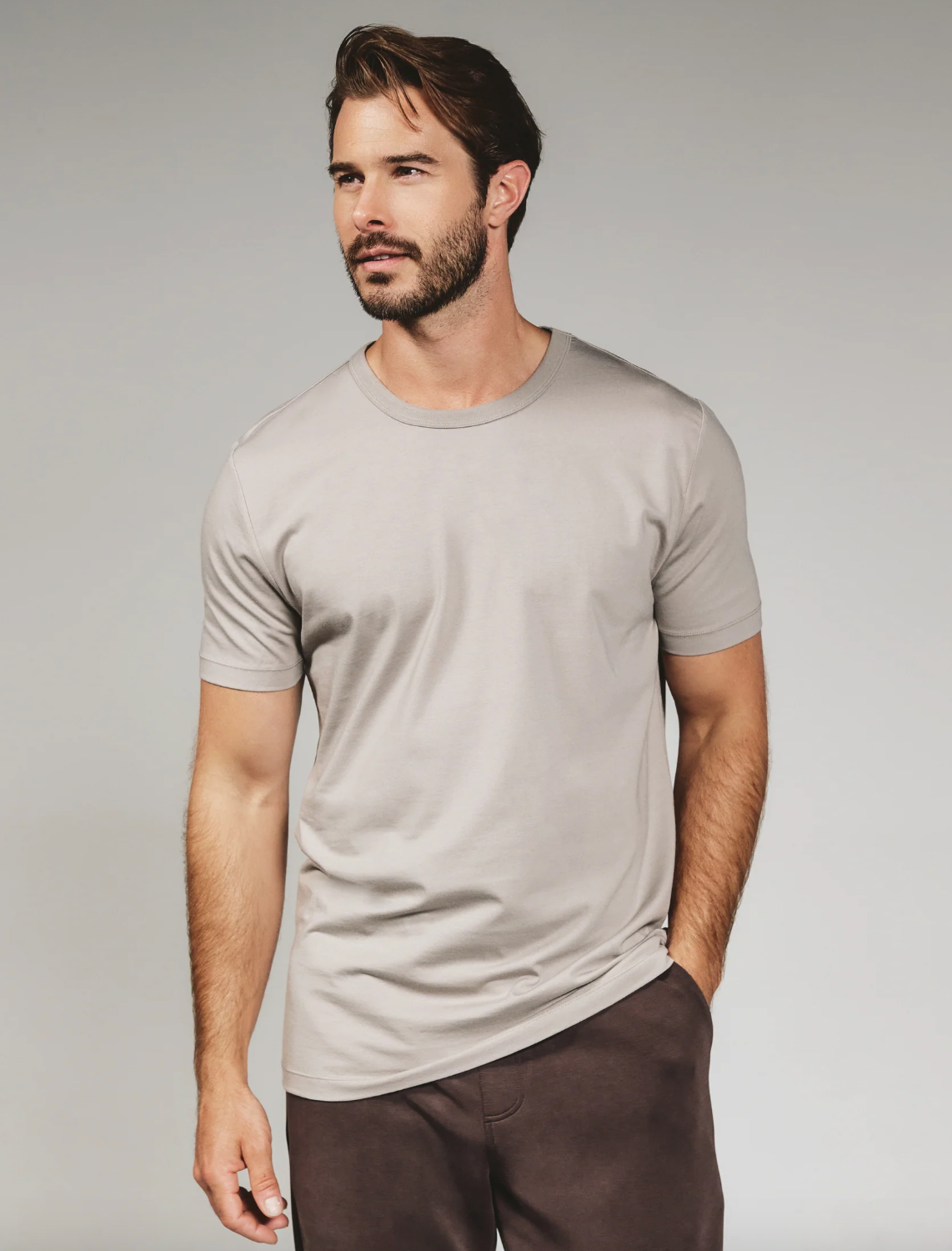 7Diamonds | Modal Crew Neck Tee | Gray