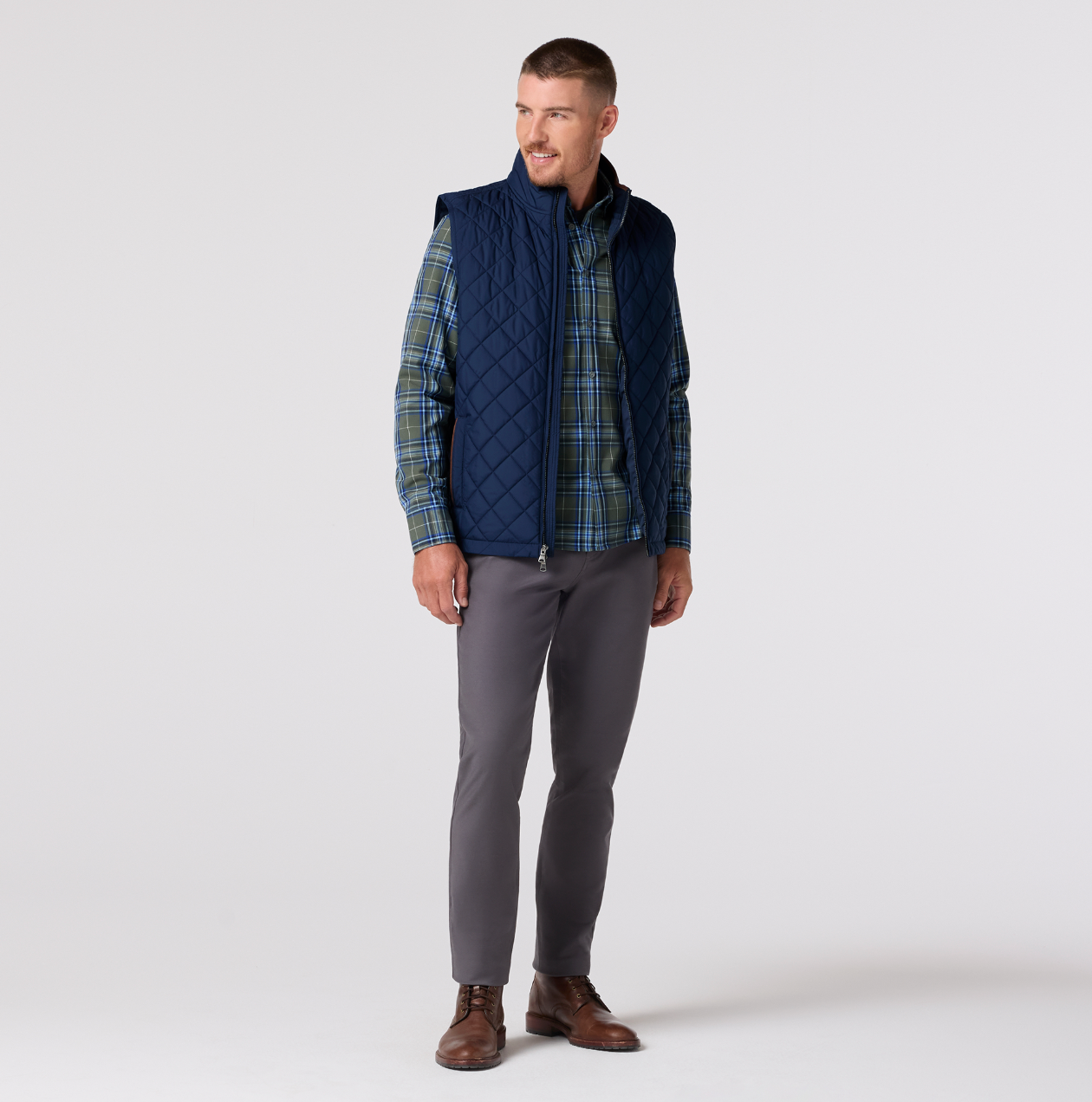 Mizzen+Main | Brentwood Quilted Vest | Navy