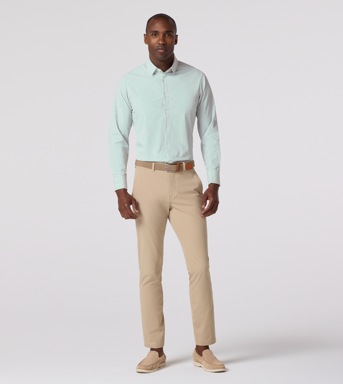 Mizzen+Main | Leeward Dress Shirt | Slim Fit | Green