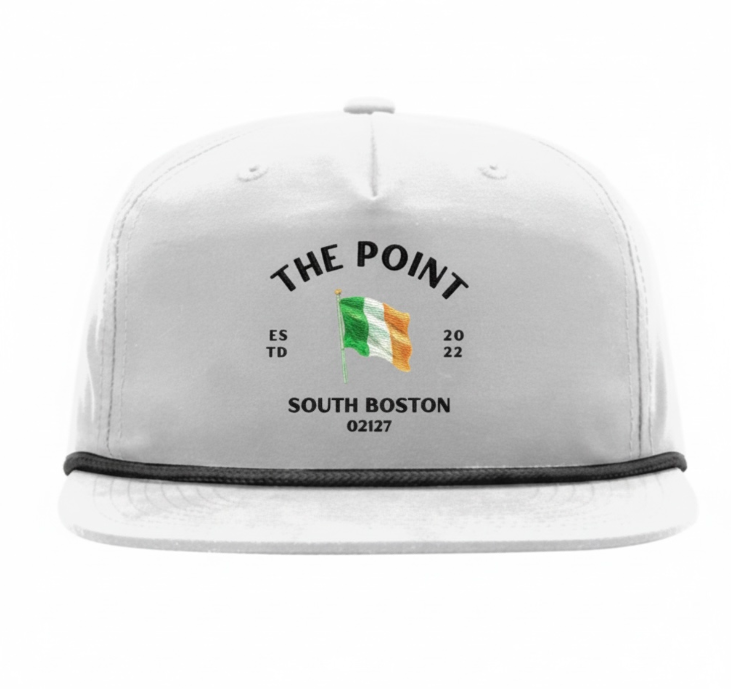 The Point | South Boston Rope Snapback Hat | White