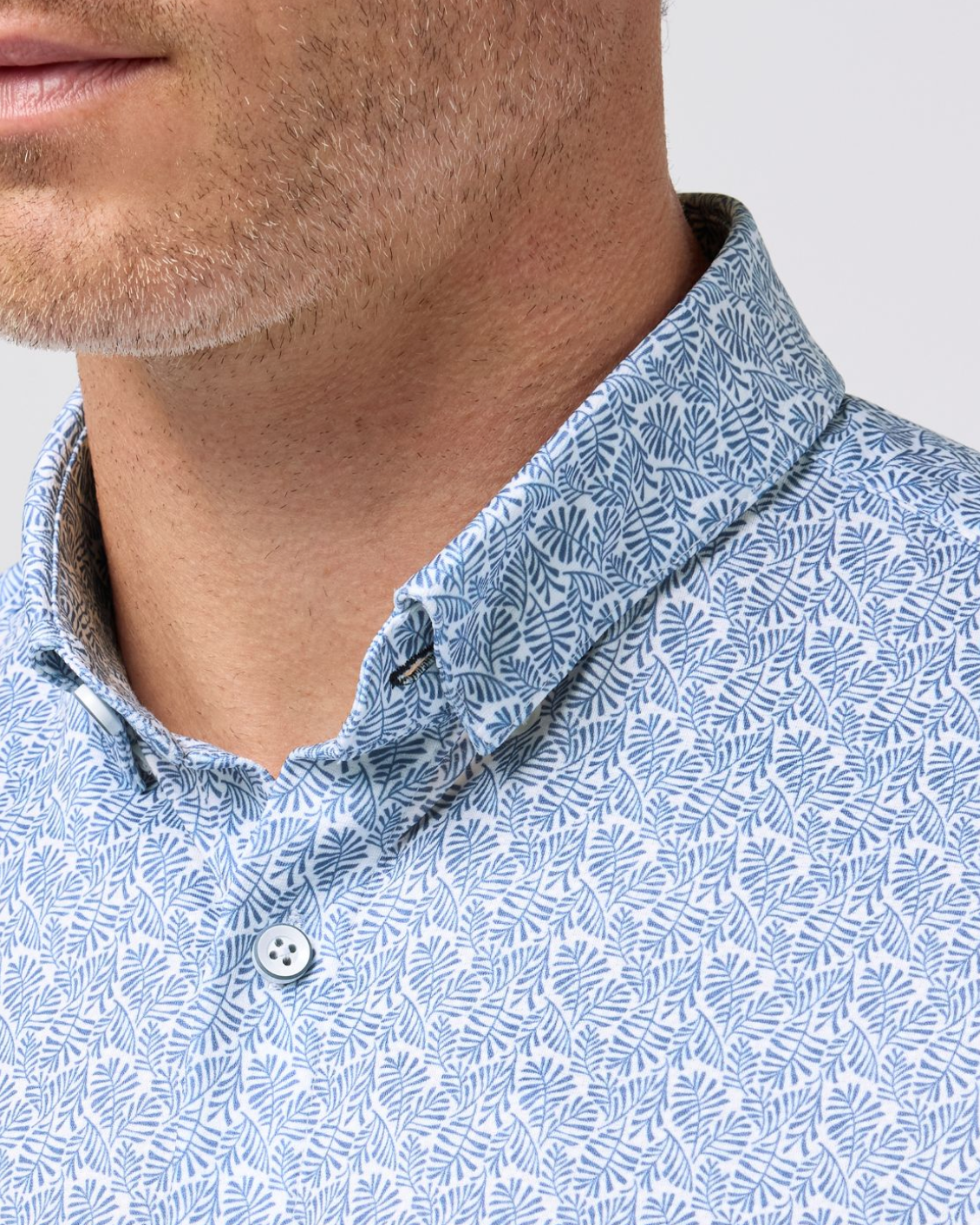 Mizzen+Main | Halyard Short Sleeve Dress Shirt | Blue Print