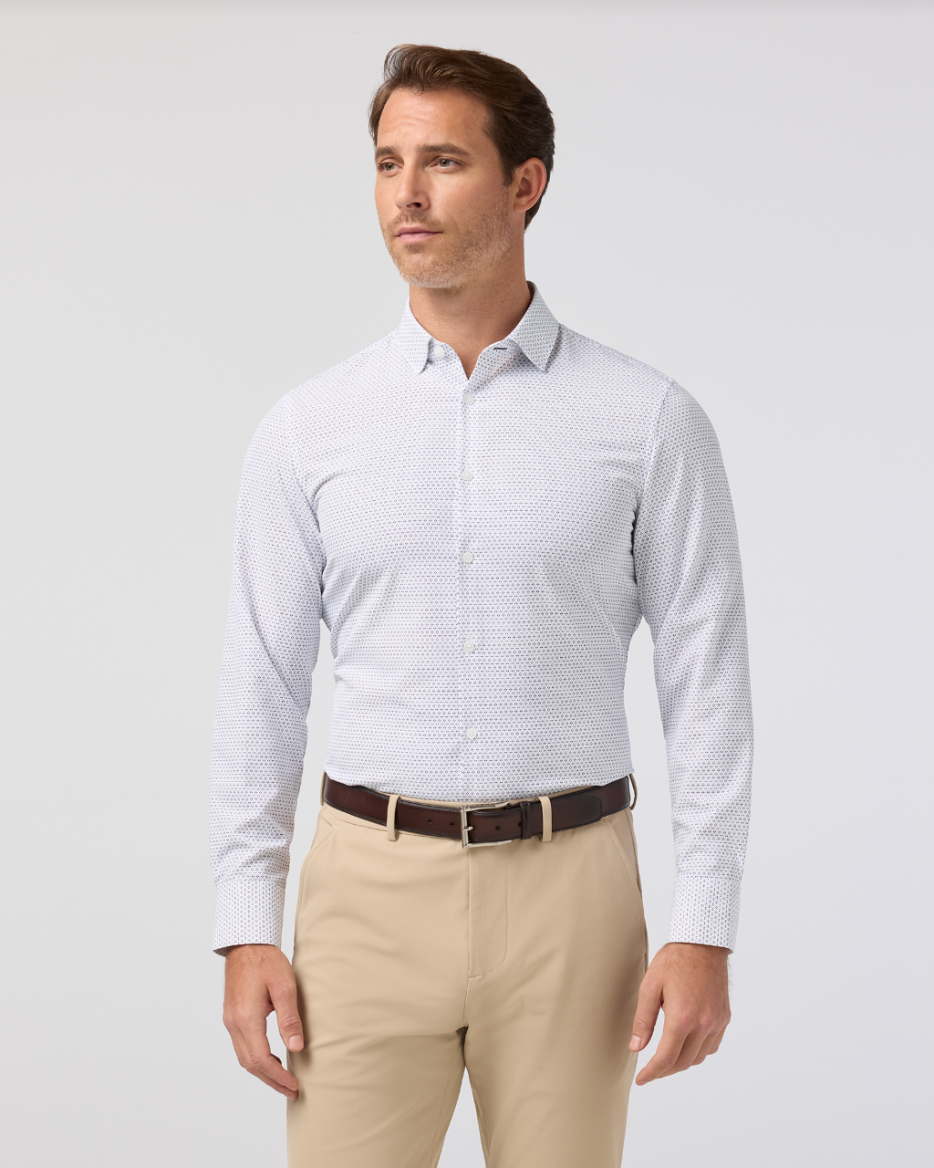 mizzen and main dress shirts Mizzen+Main Leeward Trim LS Shirt Homsee WIAWG Wooden Changing red & silver Featuring a lightweight Size:16M