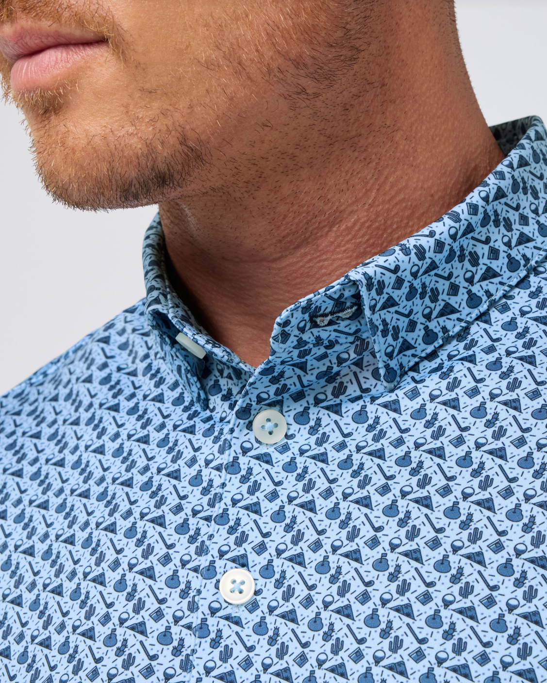 Mizzen+Main | Versa Polo | Blue Print
