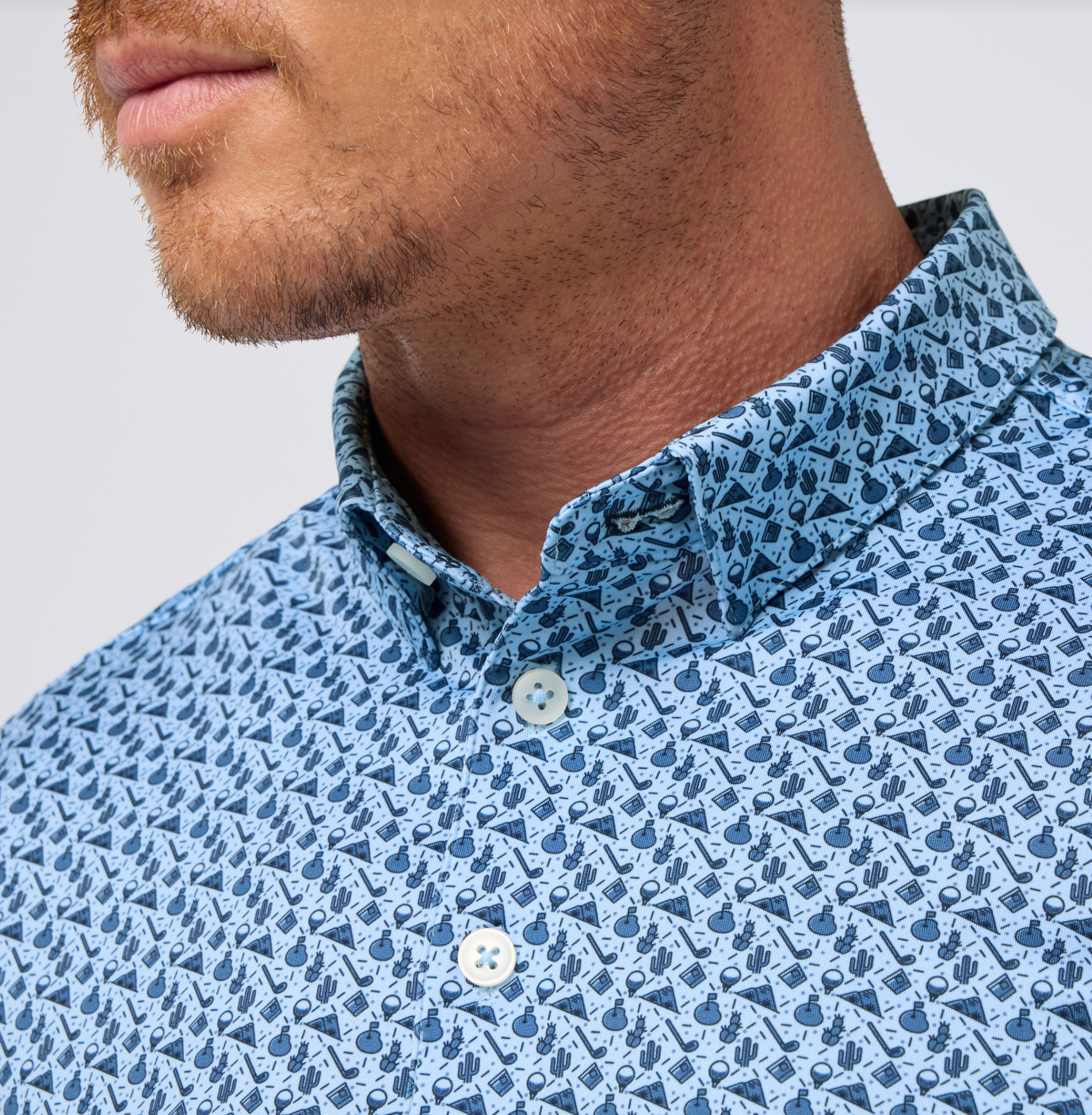 Mizzen+Main | Versa Polo | Blue Print