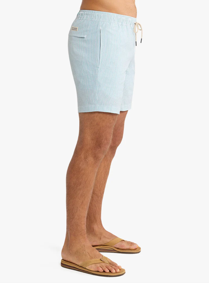 Fair Harbor | Bayberry Trunk 7" | Green Stripe
