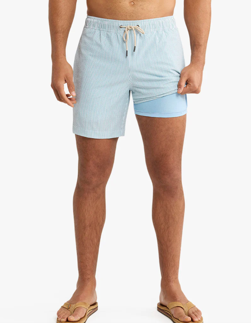 Fair Harbor | Bayberry Trunk 7" | Green Stripe