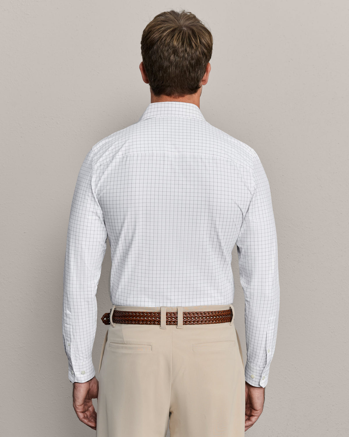 Rhone | State of Mind Shirt - Slim Fit | Nightshade Mini Windowpane White