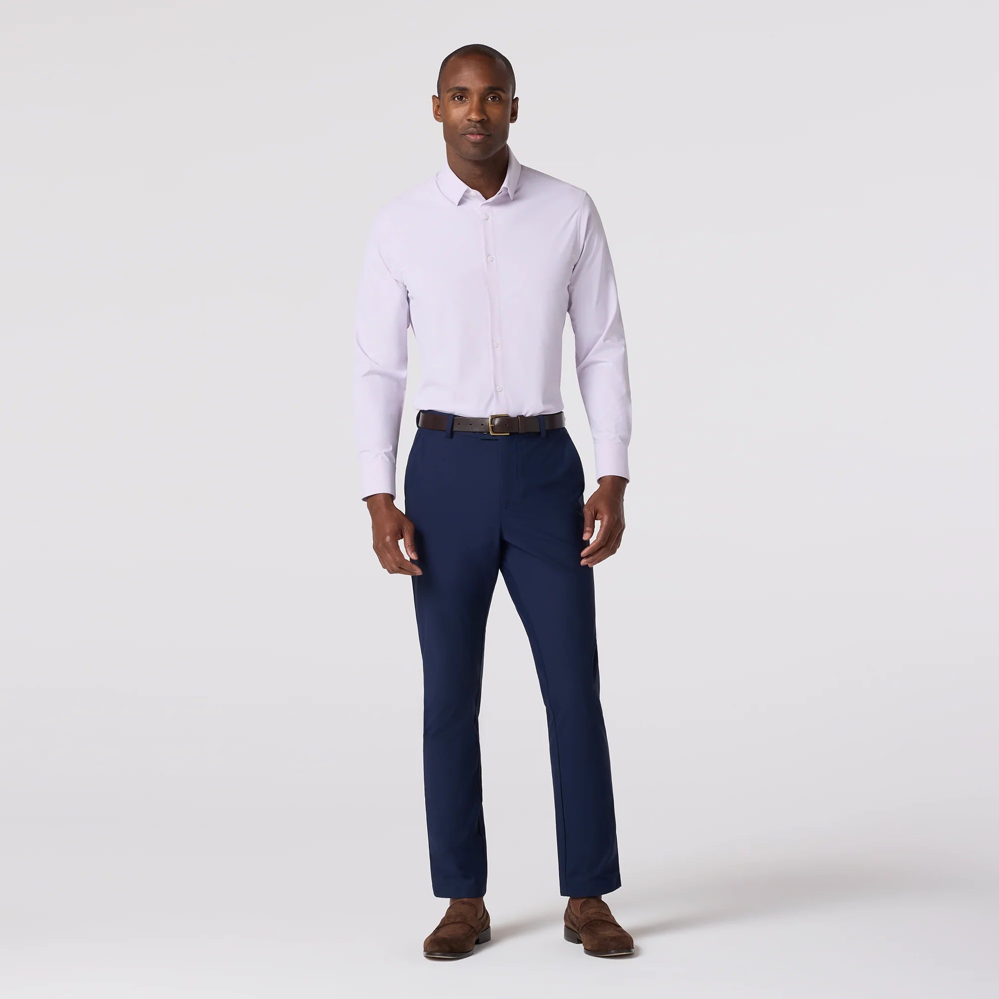 Mizzen+Main | Leeward Dress Shirt | Purple
