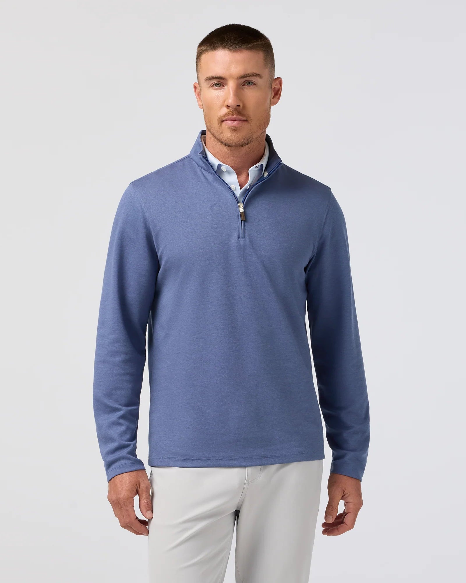 Mizzen+Main | KPI Quarter Zip | Blue