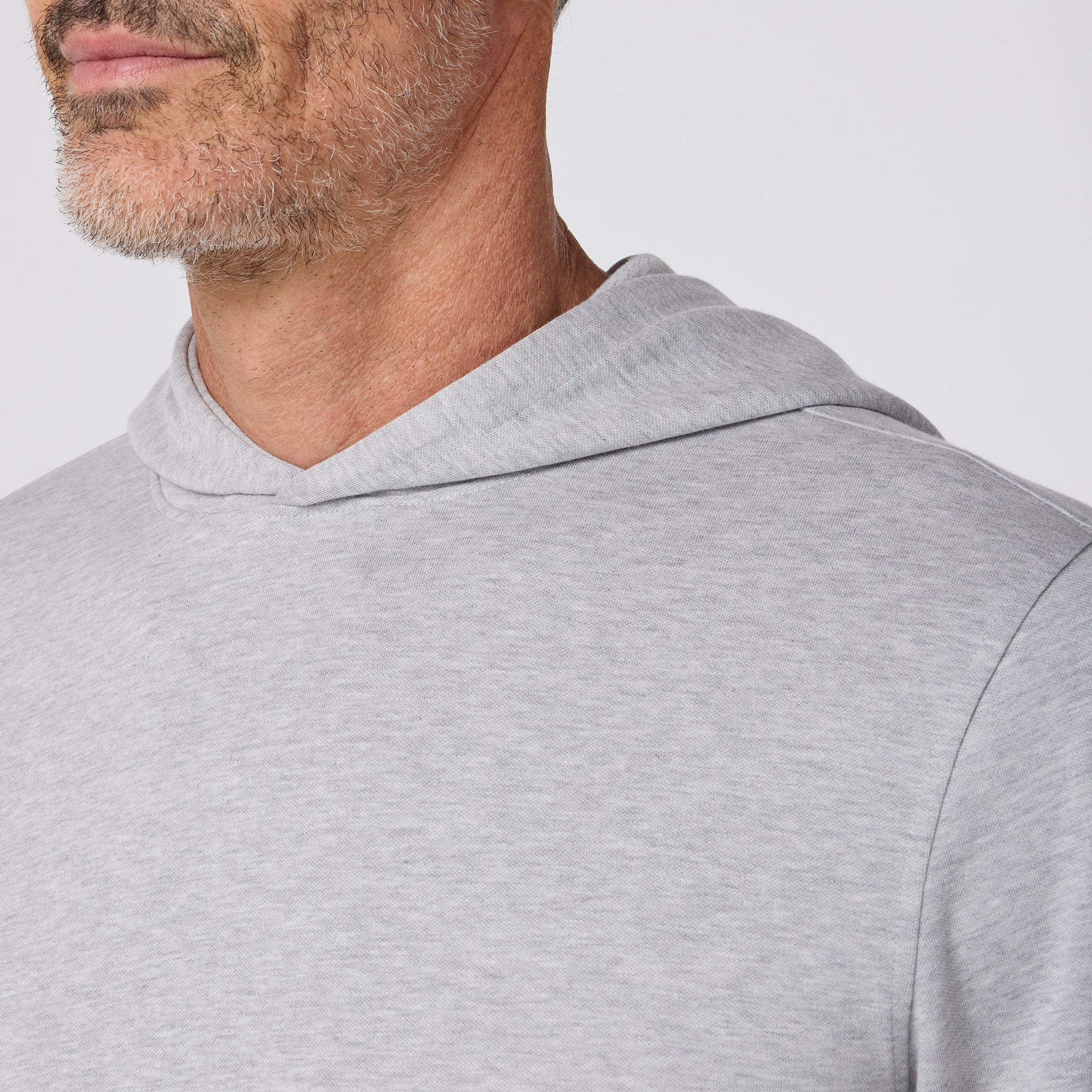 Mizzen + Main | KPI Hoodie | Light Grey Heather