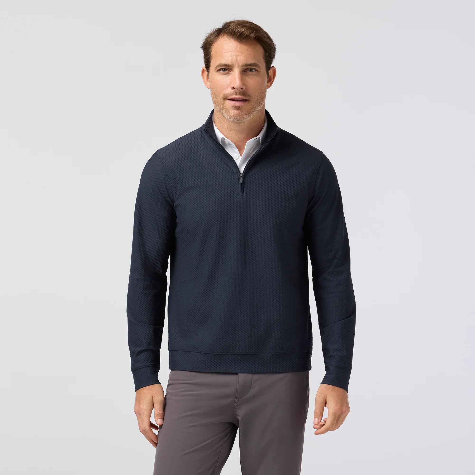 Mizzen+Main | Easton Quarter Zip | Navy