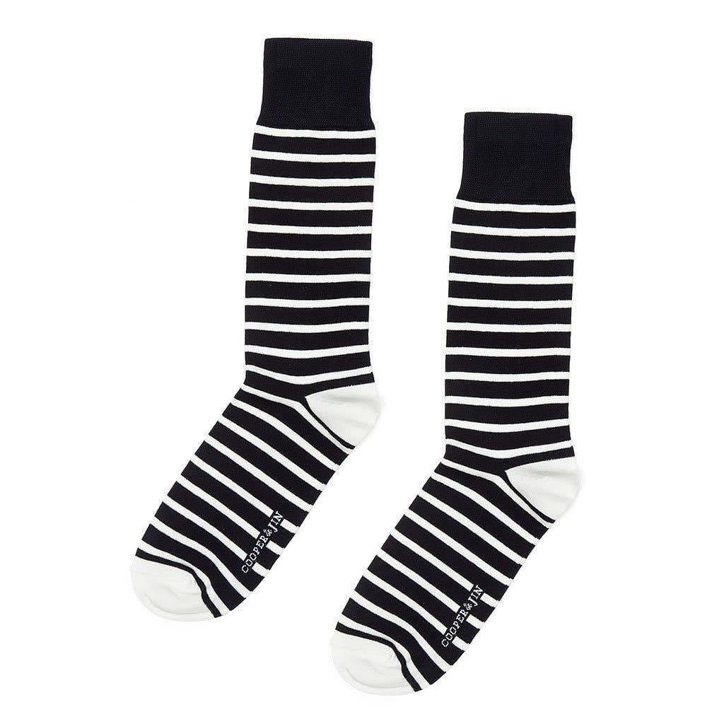 Crew Socks for Men - Freedom Stripes Style: ONE SIZE