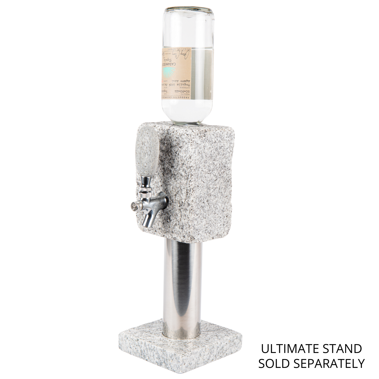 Ultimate Stone Drink Dispenser: Chrome