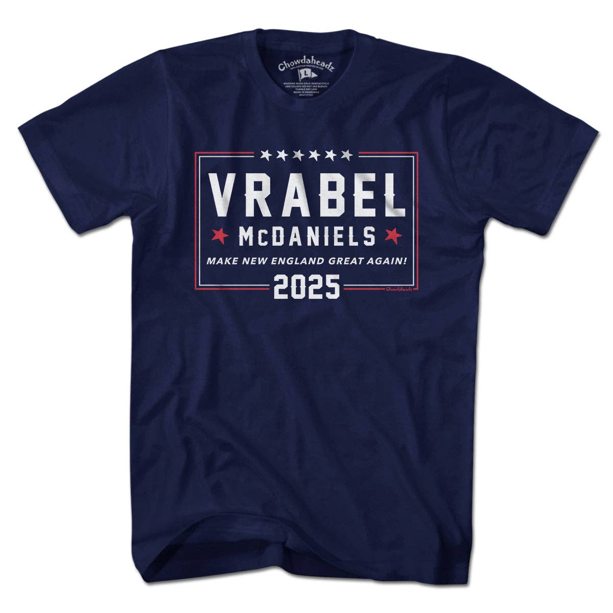 Vrabel McDaniels 2025 T-Shirt: Navy / Unisex
