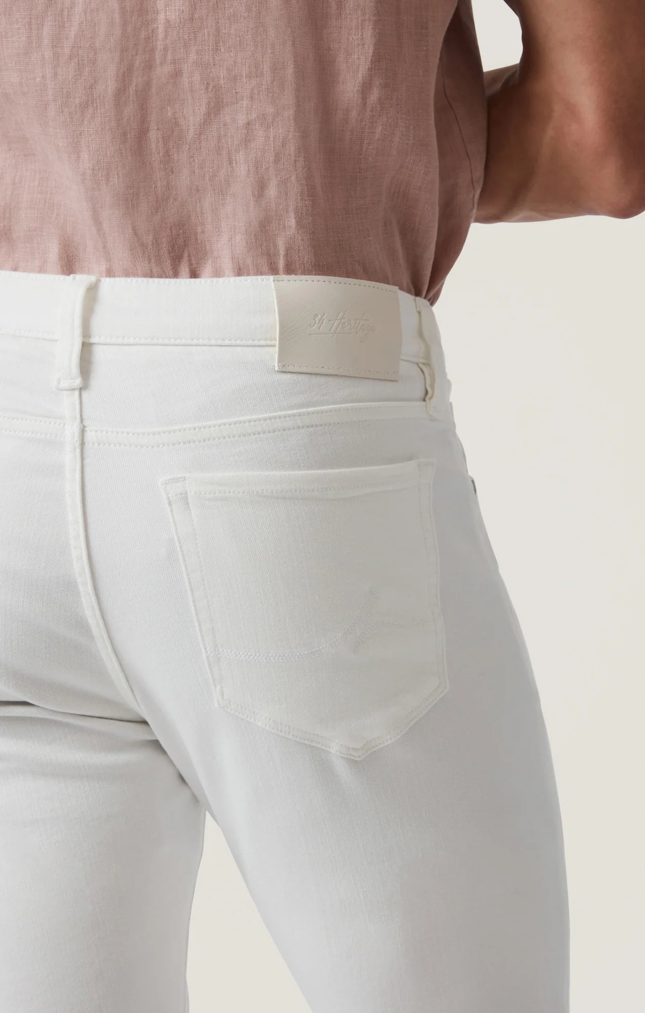 34 Heritage | Courage Straight Leg Jeans | White