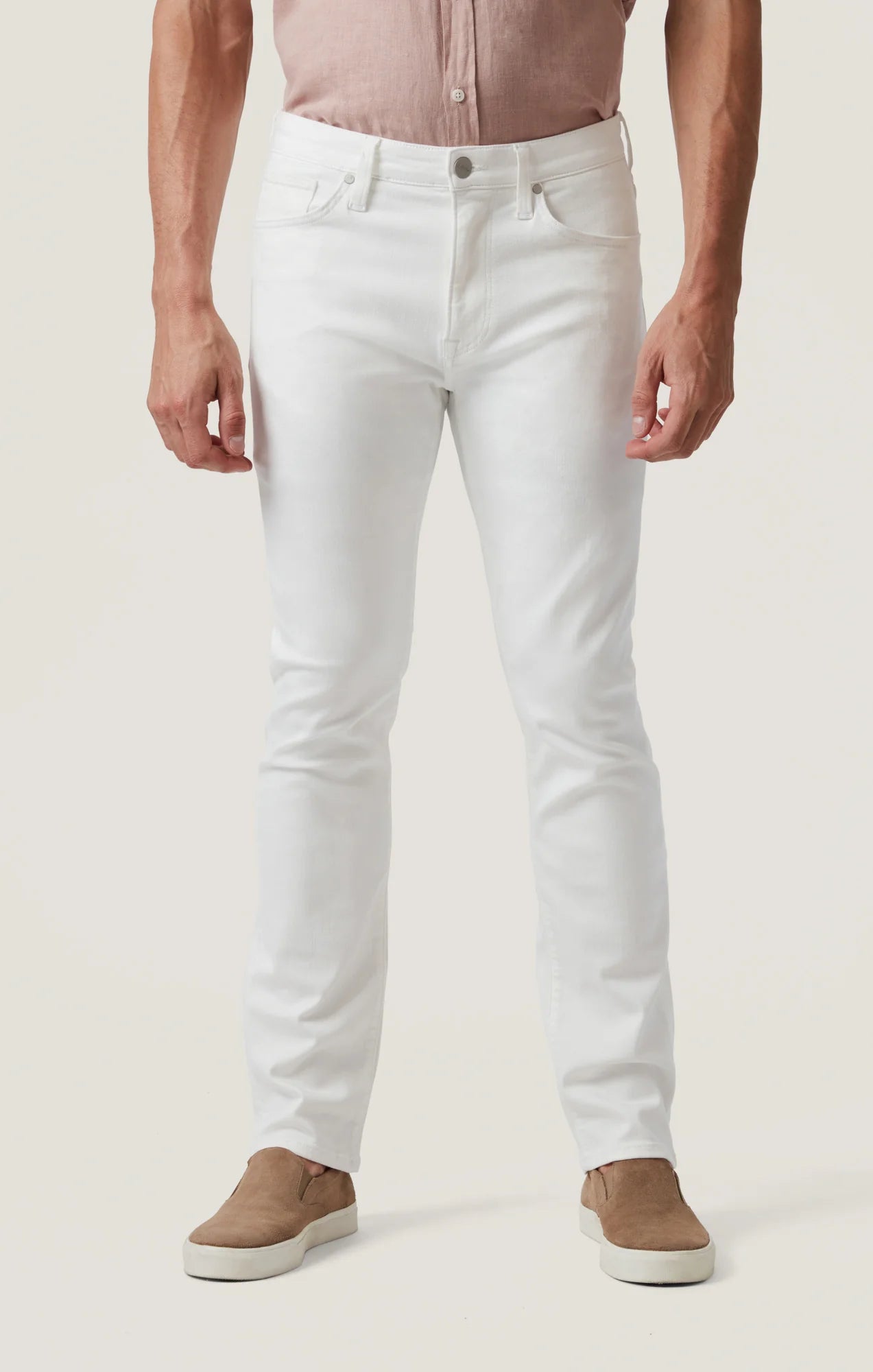 34 Heritage | Courage Straight Leg Jeans | White
