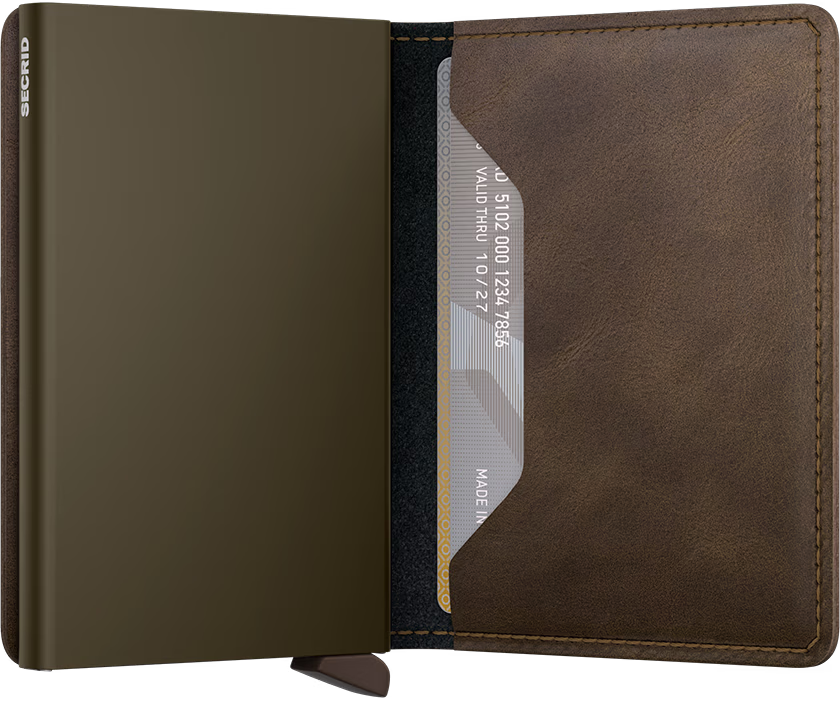 Secrid | Slimwallet Vintage Oak | Brown