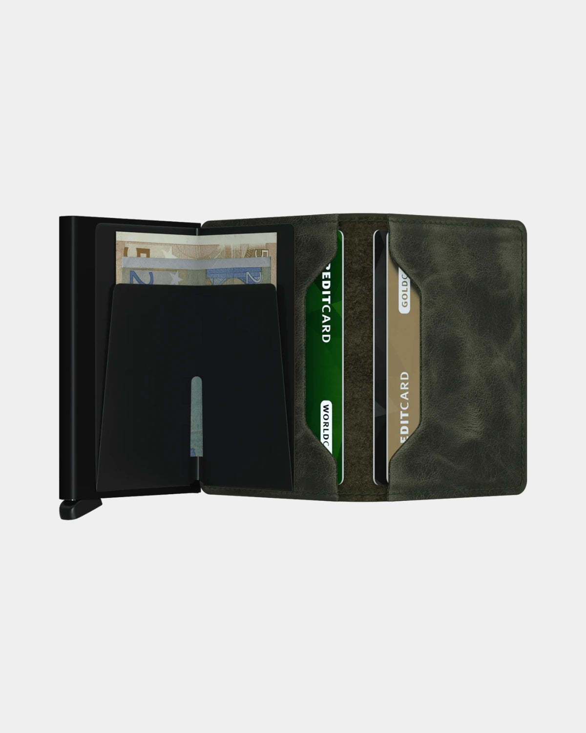 Secrid | Slim Wallet Vintage Olive Black
