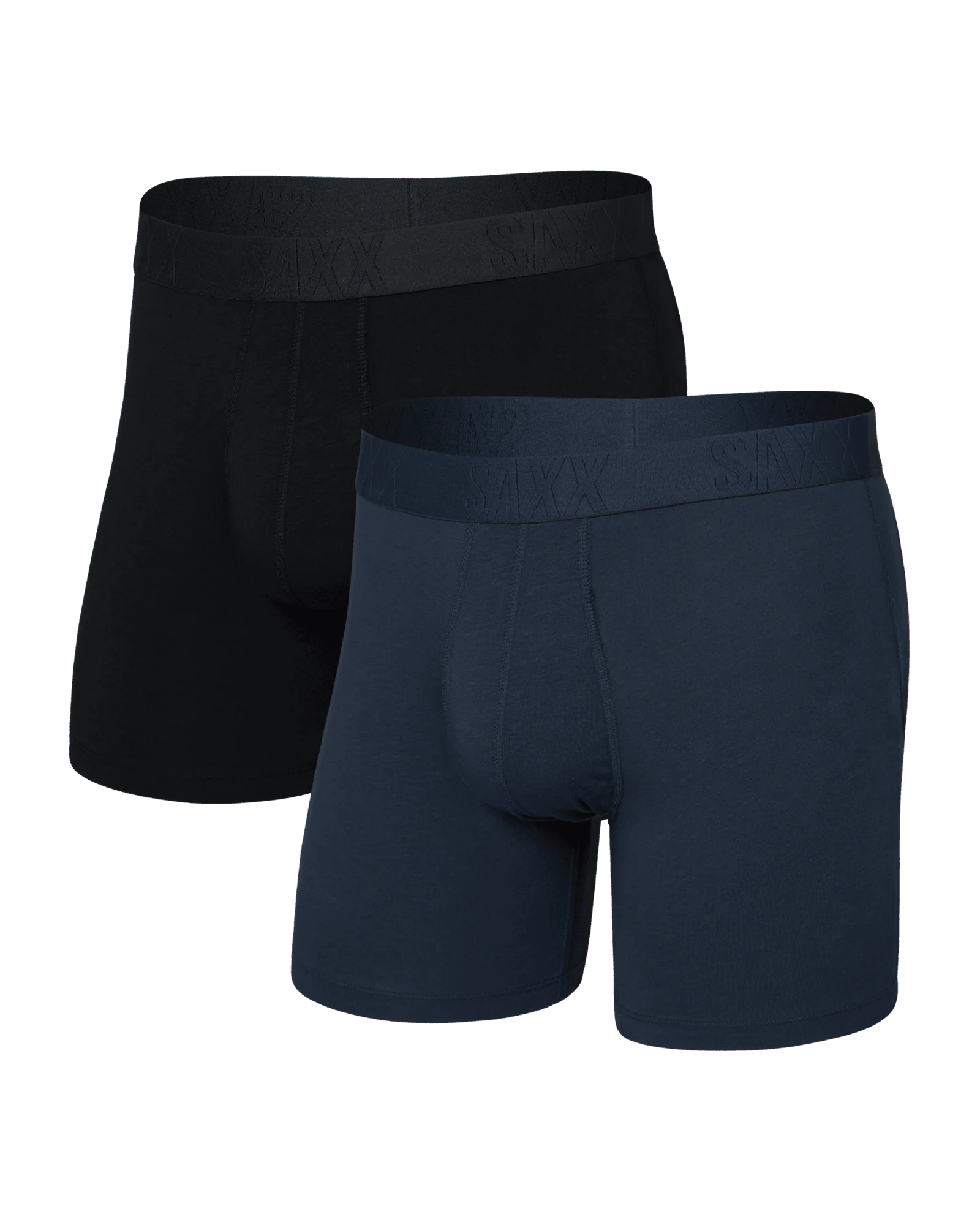 SAXX | Boxer Brief | DropTemp® Cooling Cotton (2 Pack) | Black/Navy
