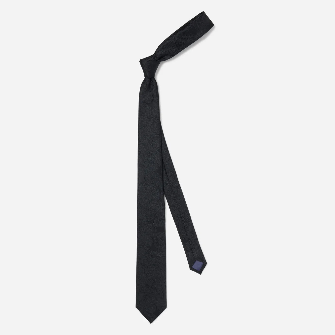 Designer Paisley Black Tie