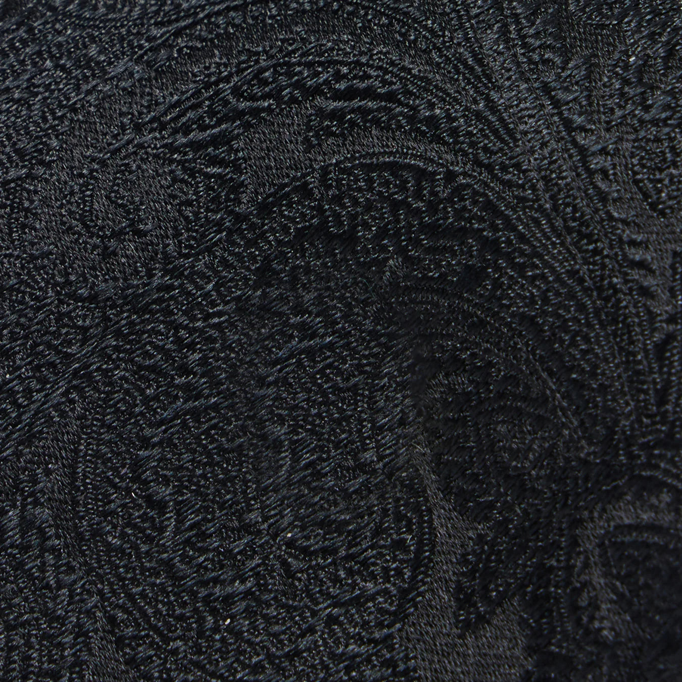 Designer Paisley Black Tie