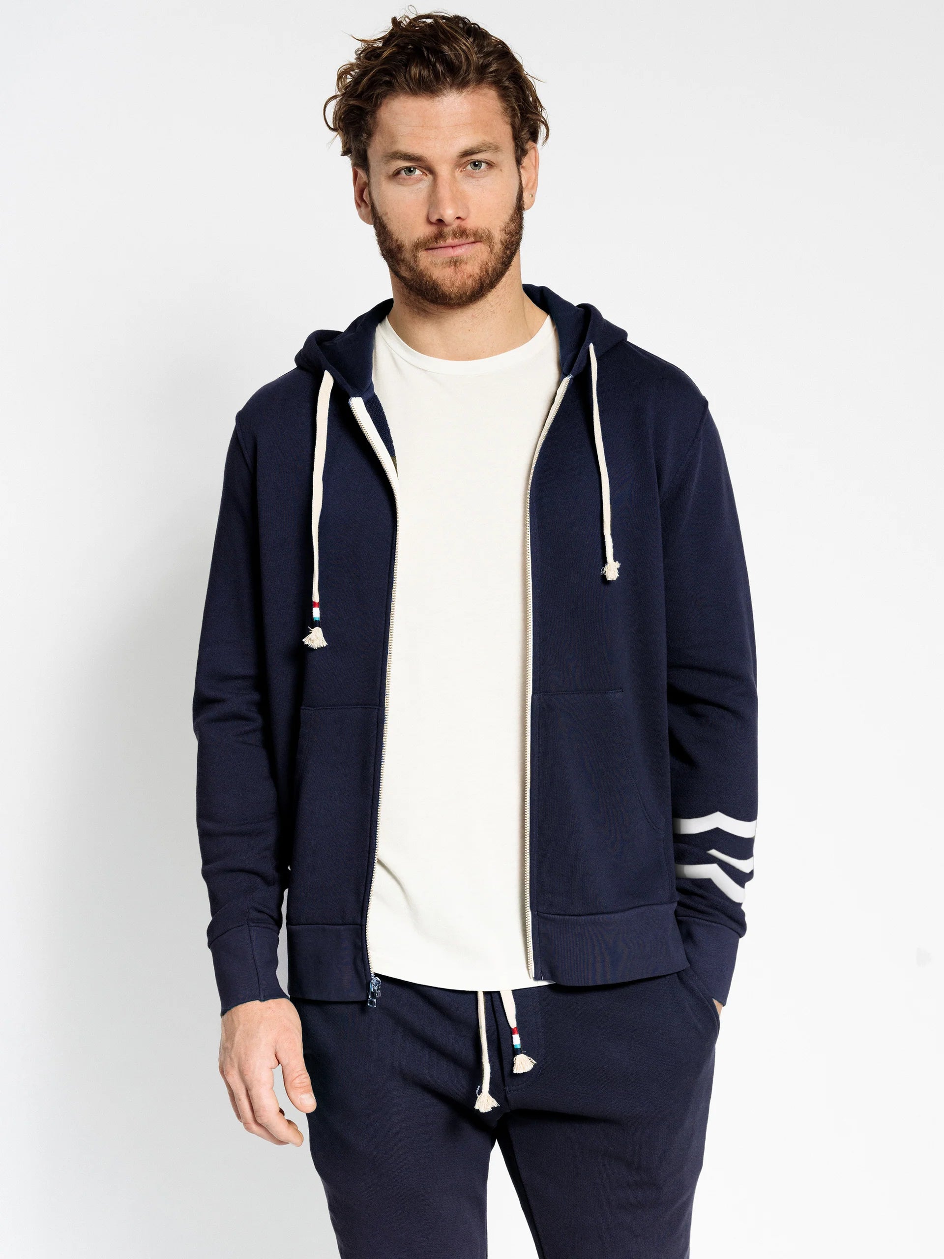 Coastal Waves Zip Hoodie