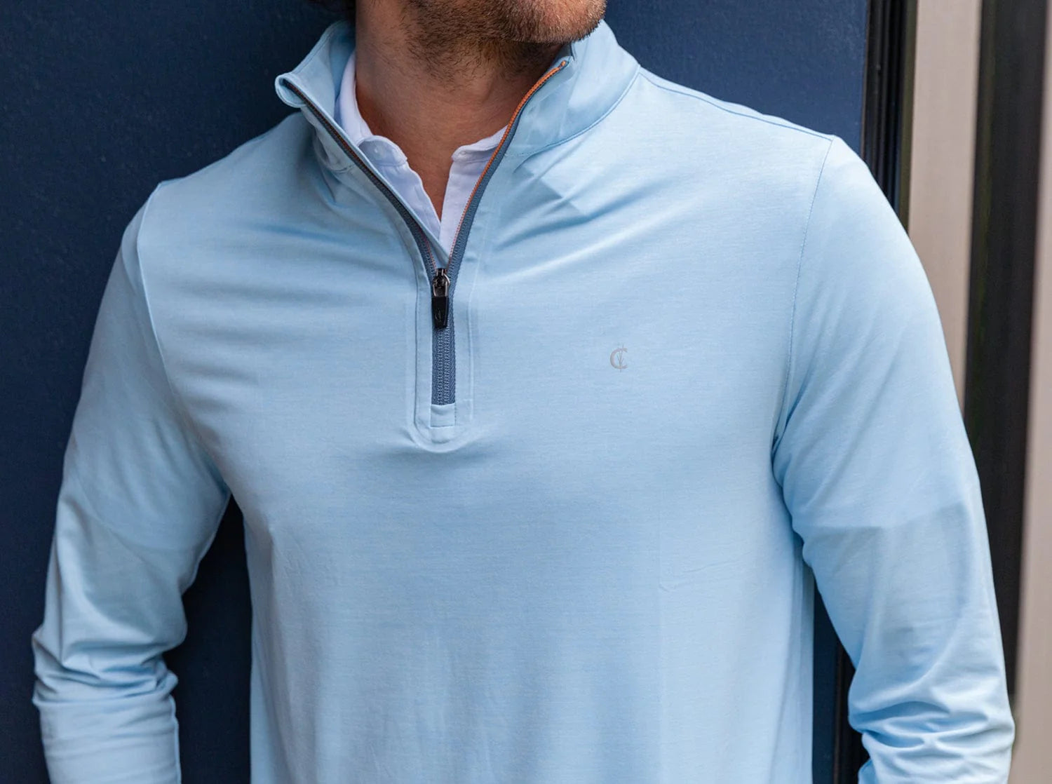 Criquet | Feather Performance Pullover | Blue