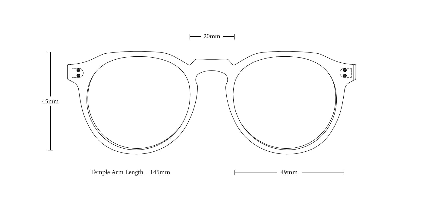 Remmy - Unisex Retro Round Sunglasses