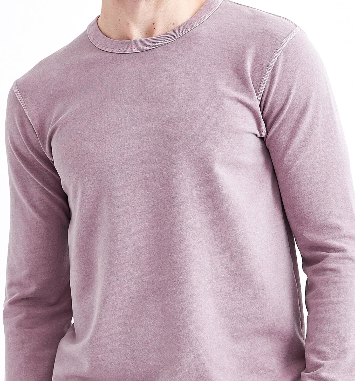 Sun-Faded Micro Terry L/S Crew