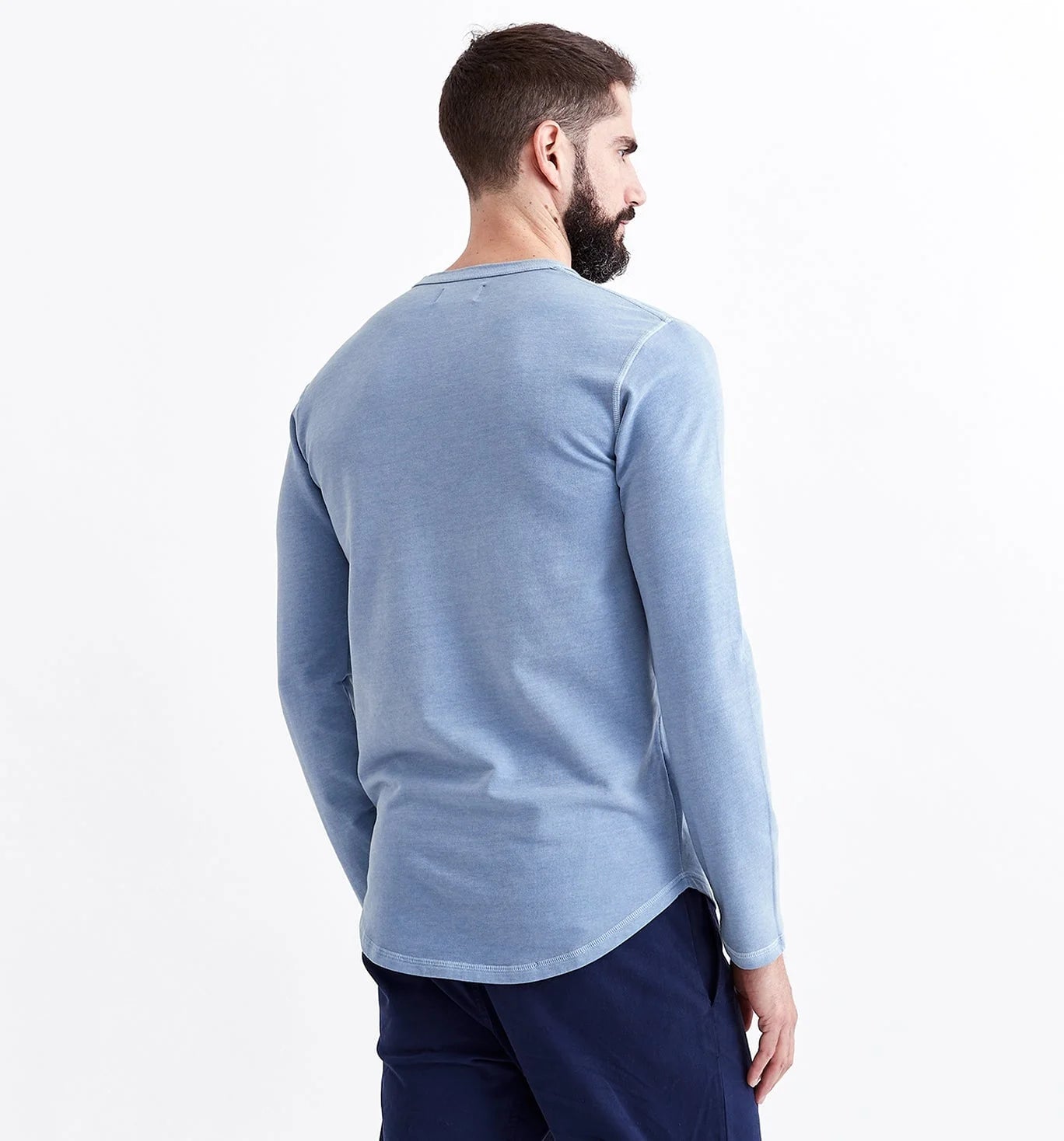 Sun-Faded Micro Terry L/S Crew