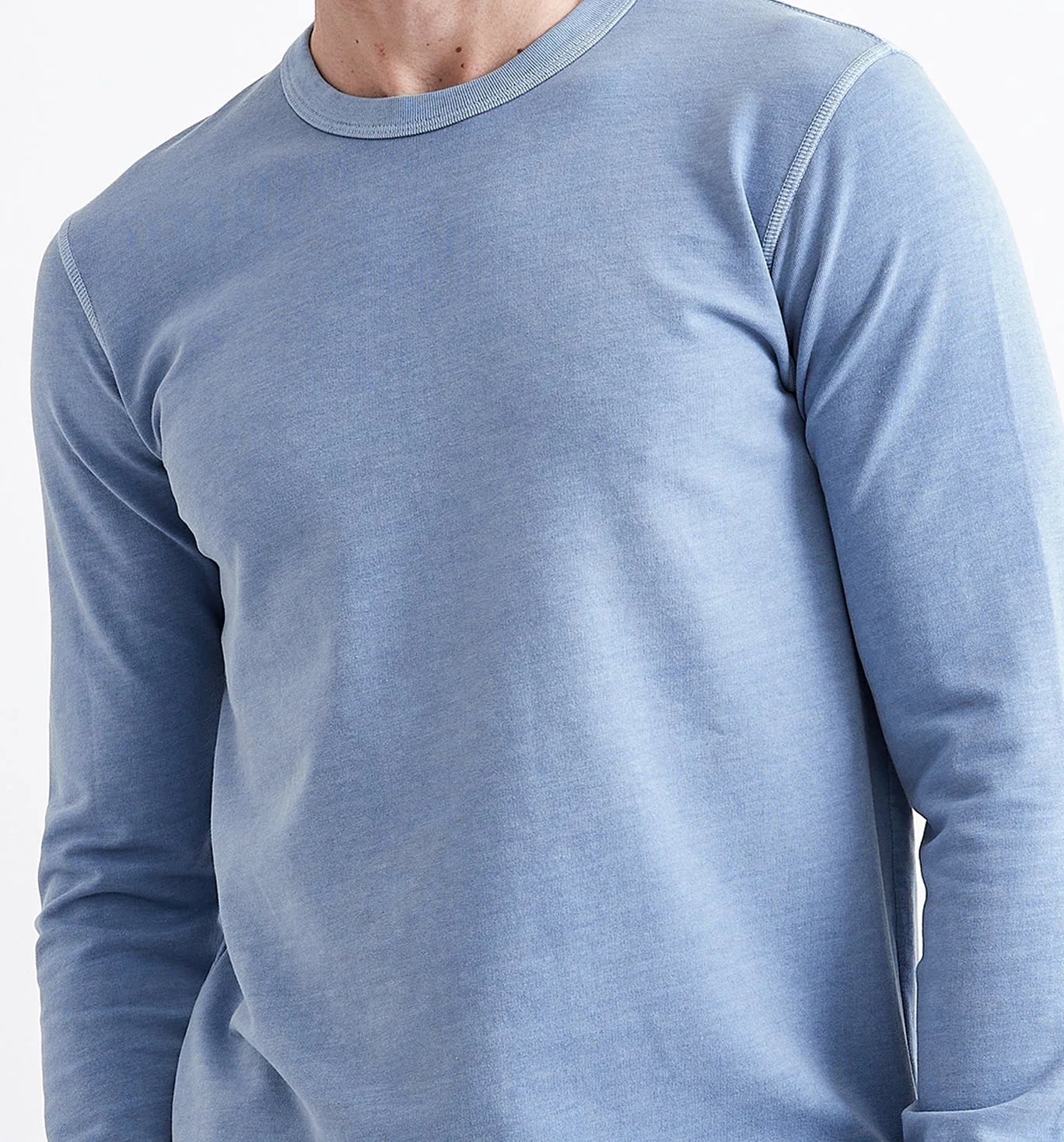 Sun-Faded Micro Terry L/S Crew