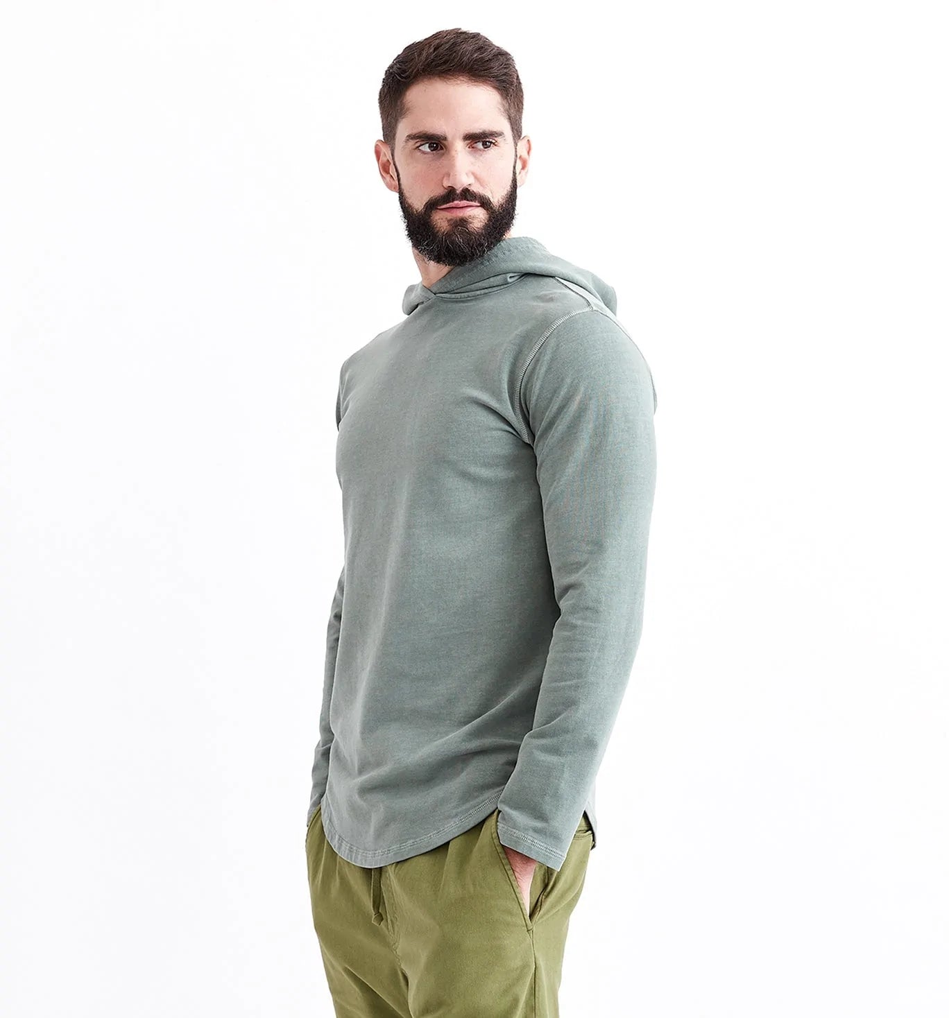 Sun Faded Micro Terry Hoodie