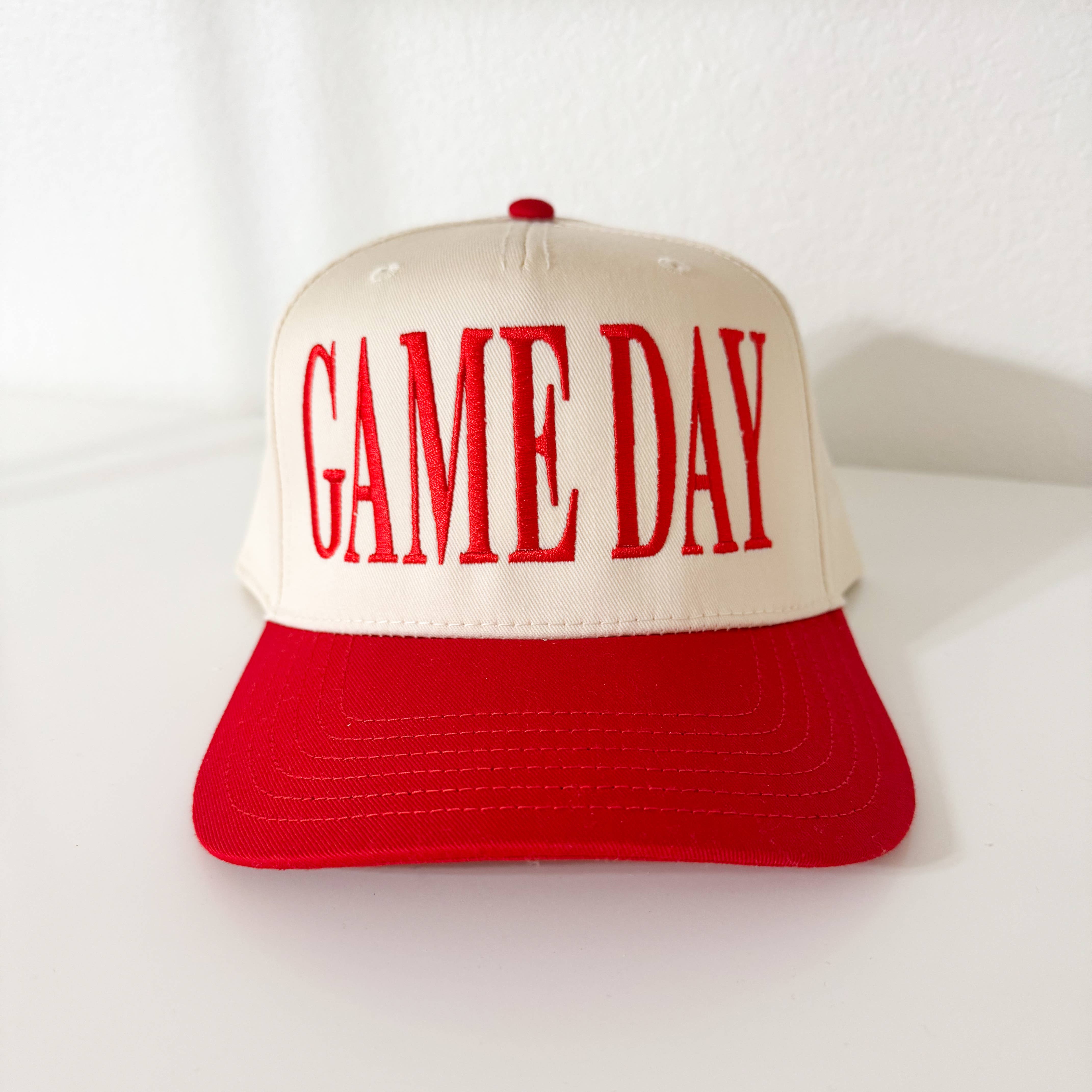 GAME DAY Vintage Embroidered Trucker Hat
