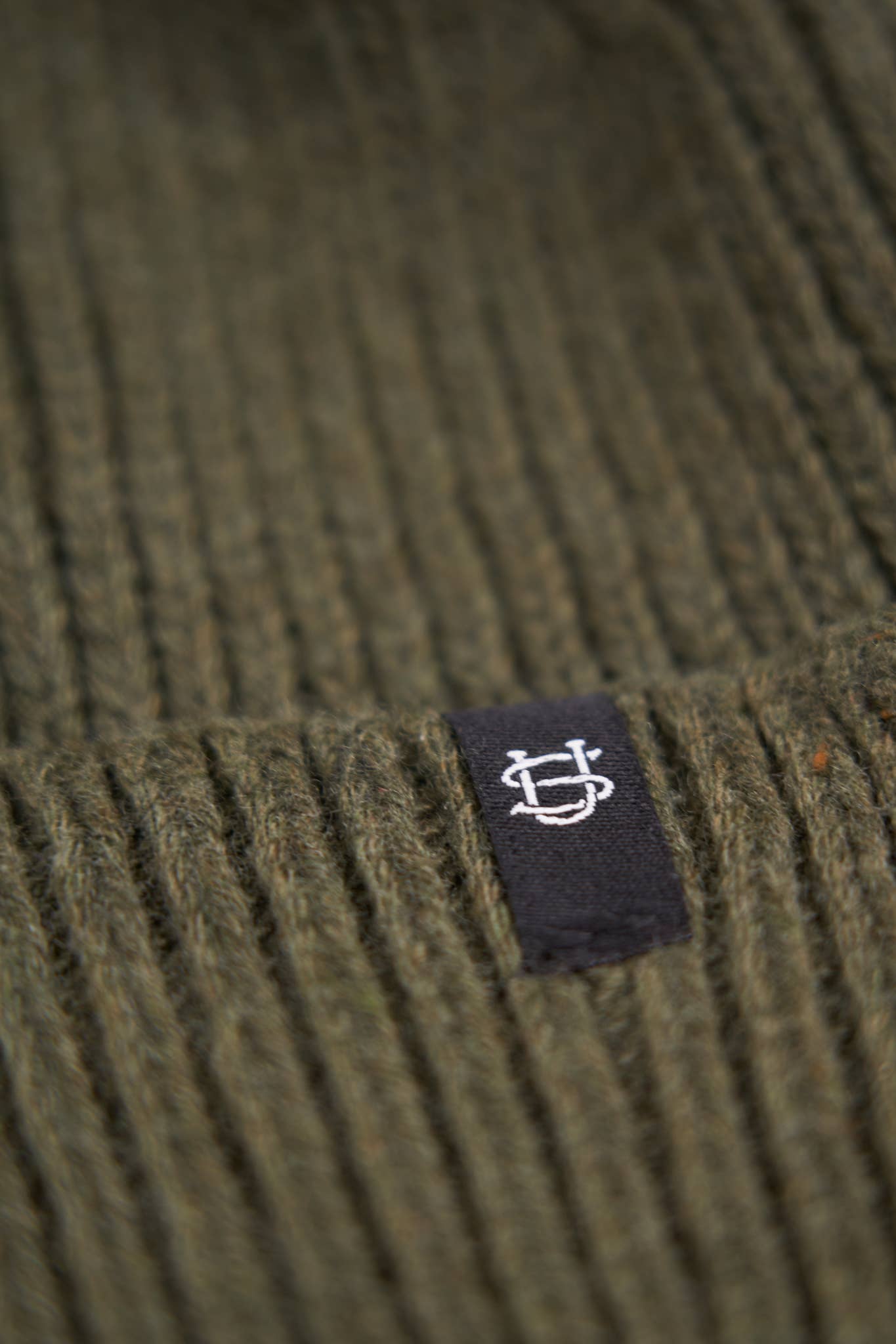 Merino Wool and Recycled Poly "In The City" Beanie-Green