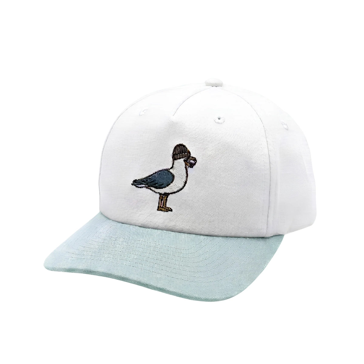 Fringe Golf | Two Tone Gull Snapback Hat | Bird Blue