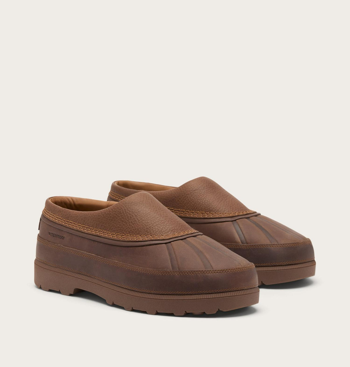 Sorel | Ambler Lux Waterproof Clog | Tobacco/Velvet Tan Brown