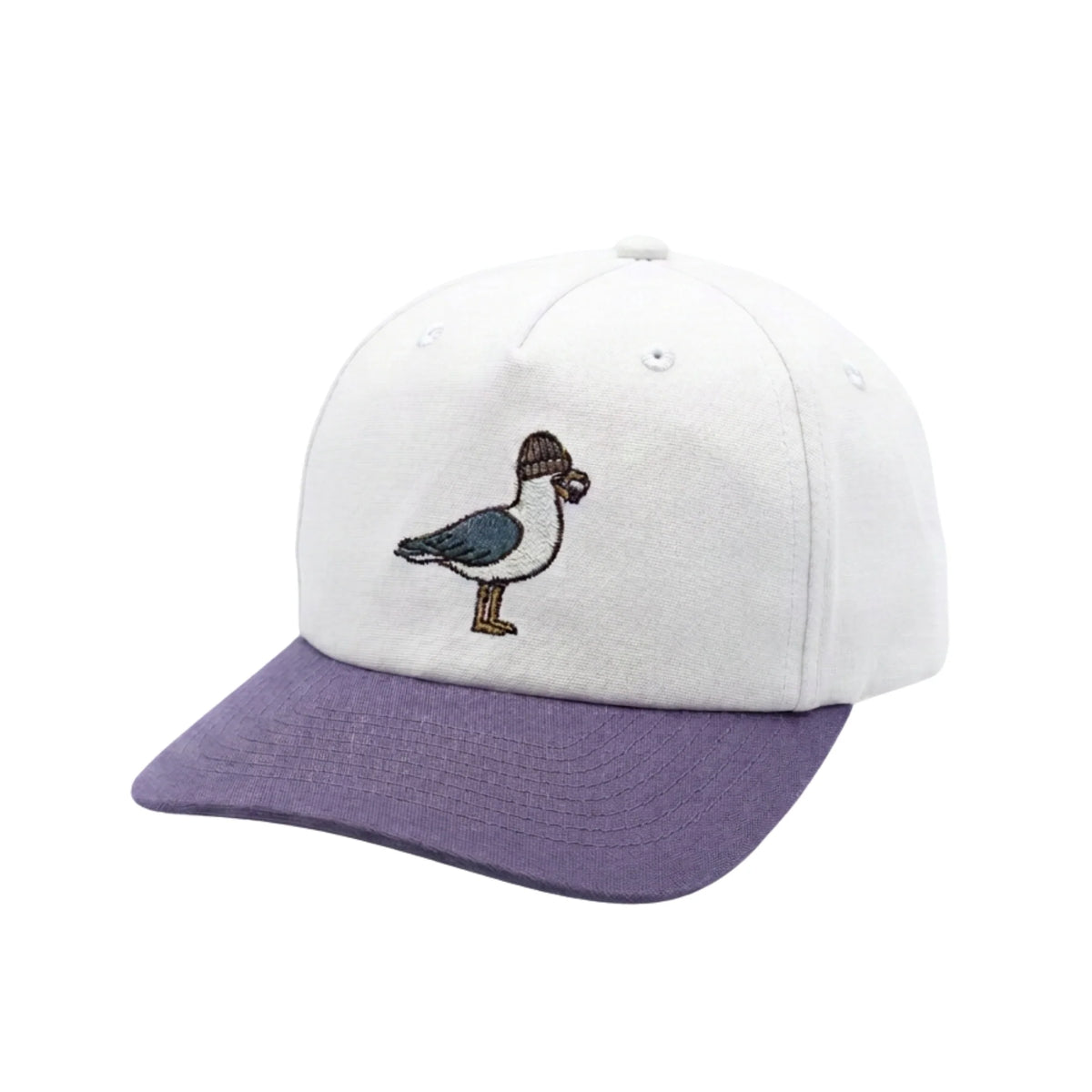 Fringe Golf | Two Tone Gull Snapback Hat | Nor'easter Purple