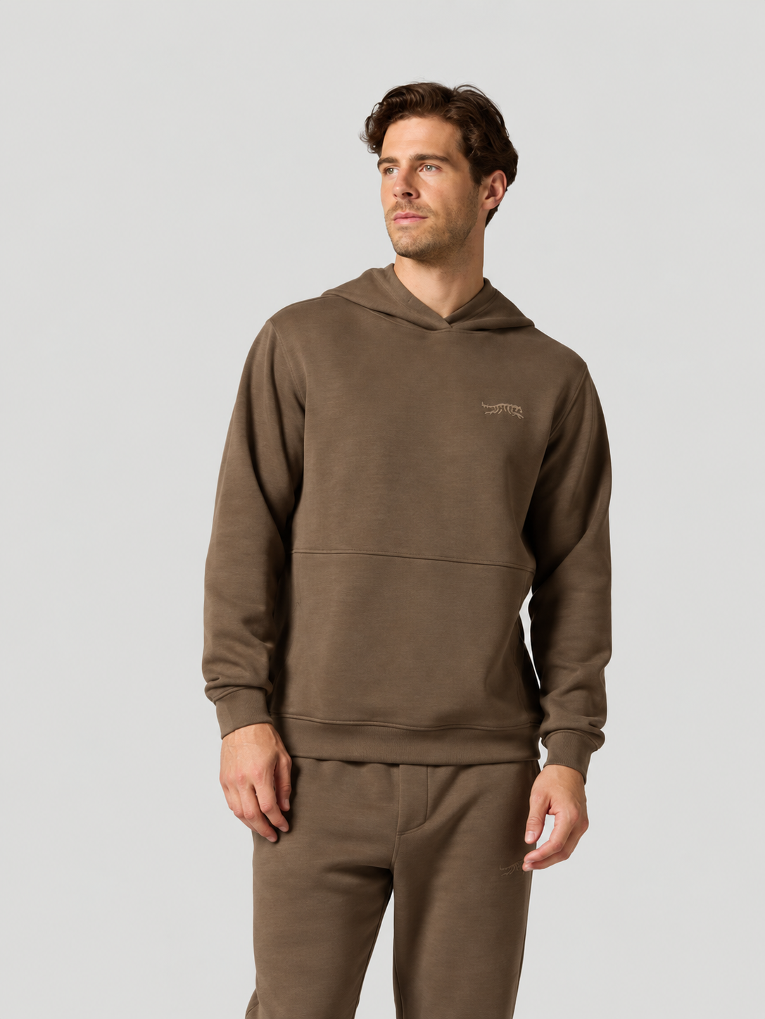 Sun Day Red | Pacific Luxe Hoodie | Deep Brown