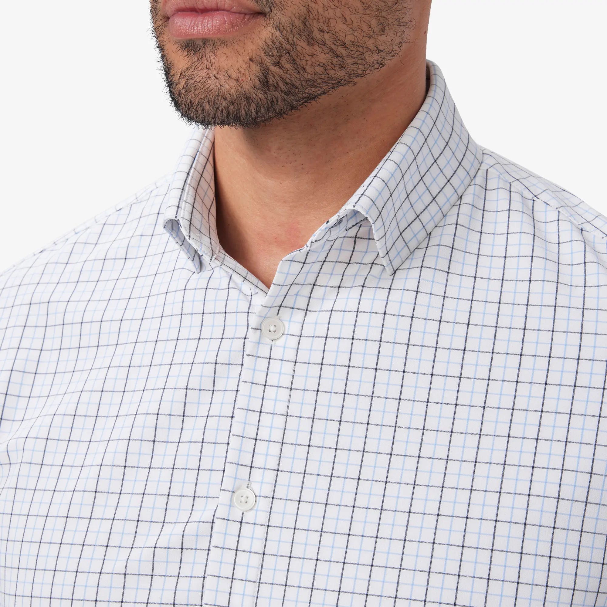 Navy Montgomery Plaid Leeward Dress Shirt