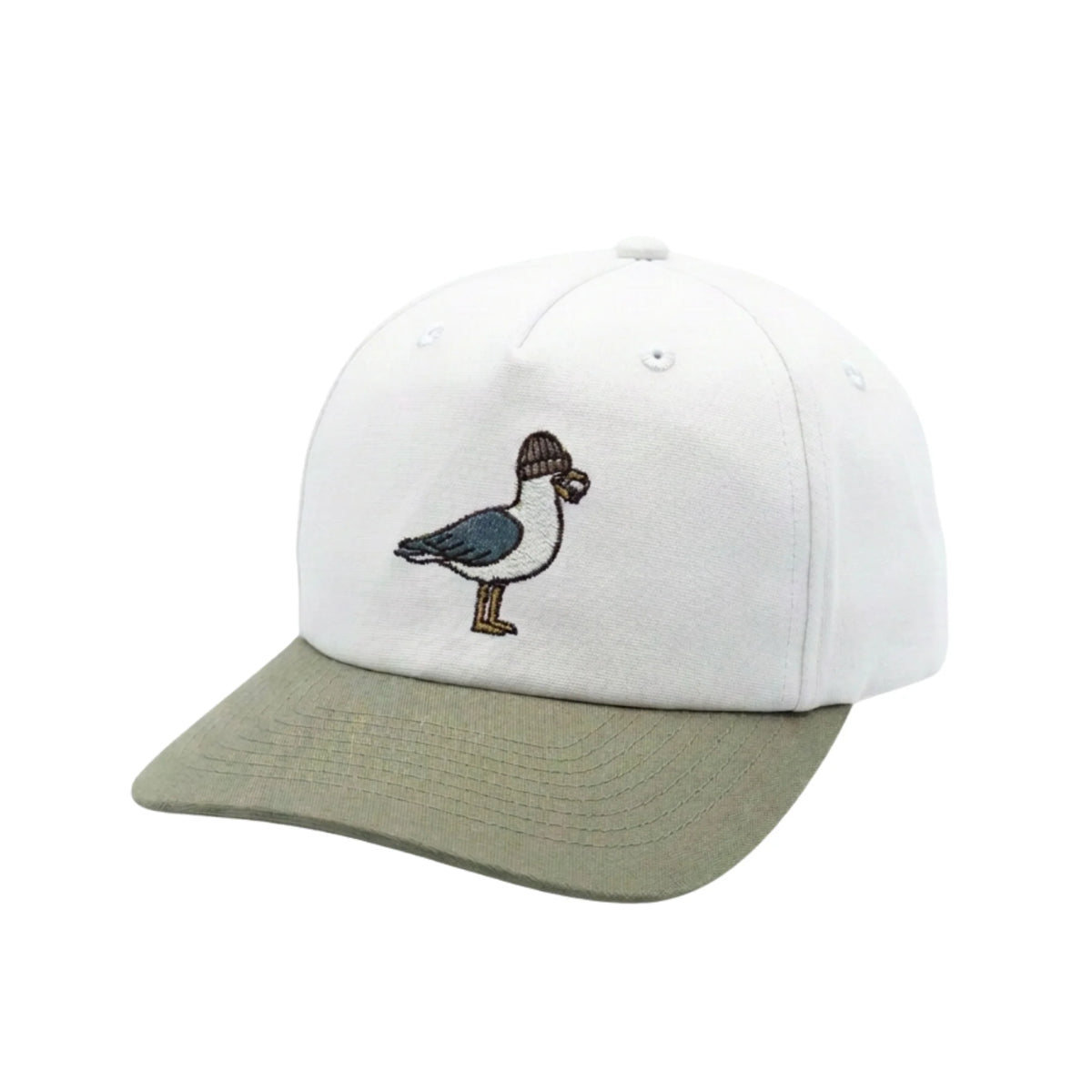 Fringe Golf | Two Tone Gull Snapback Hat | Driftwood Green