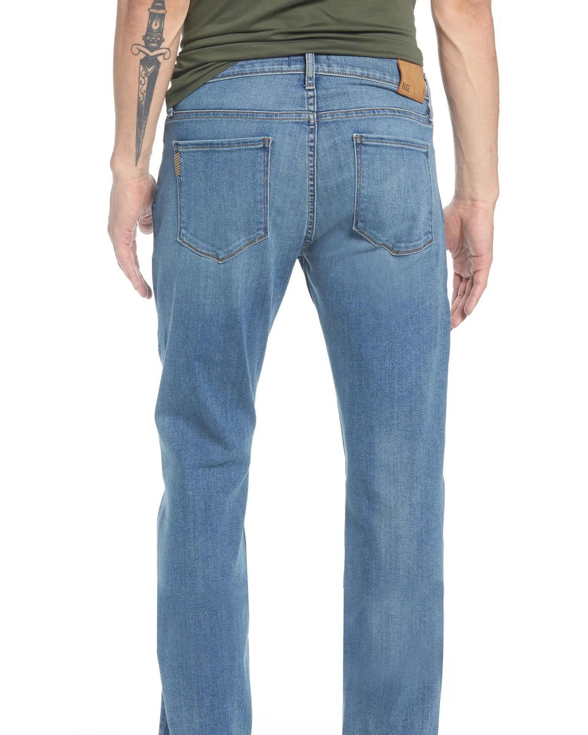PAIGE | Federal Slim Straight Leg Jeans | Cartwright Blue