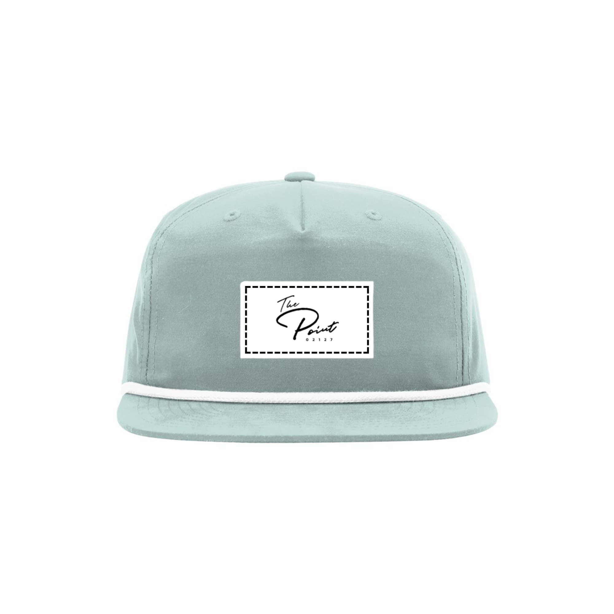 The Point | Patch Rope Snapback Hat | Dusty Blue