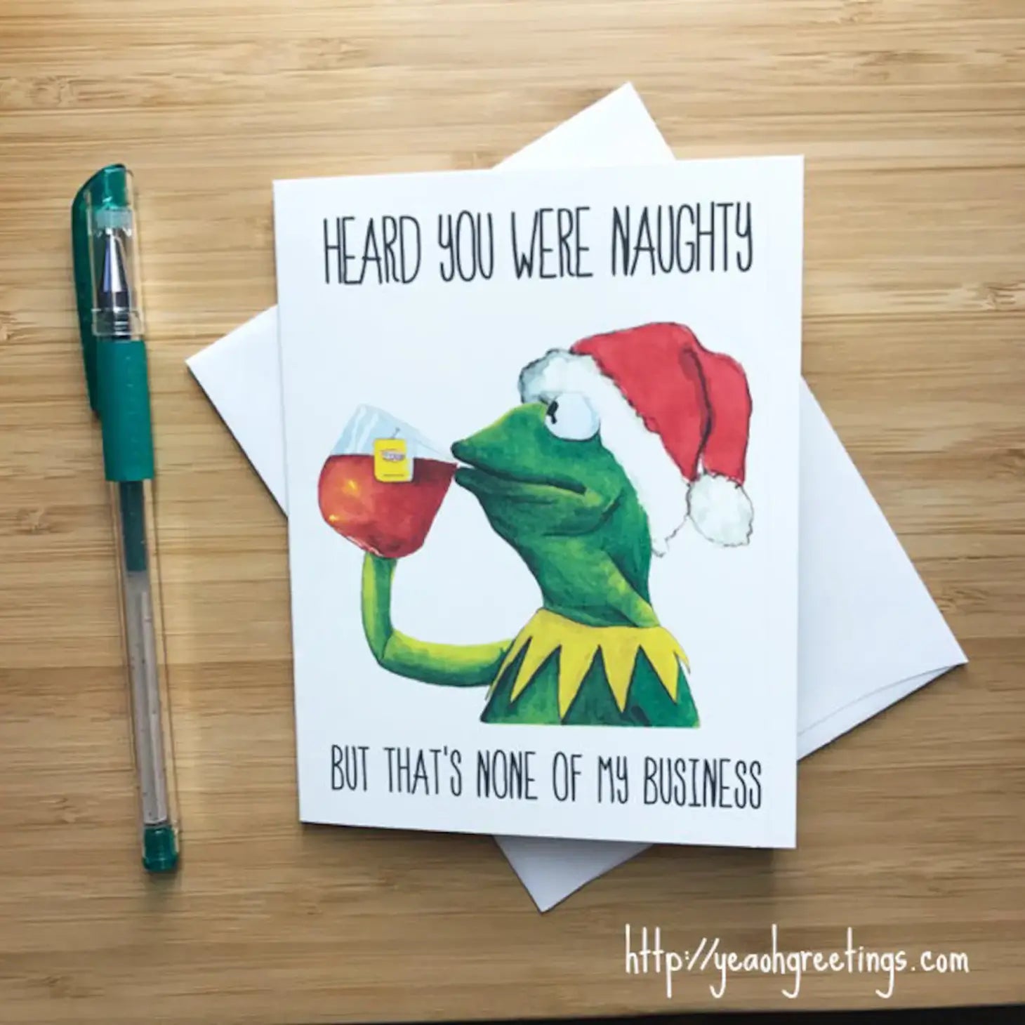 Kermit Christmas Card