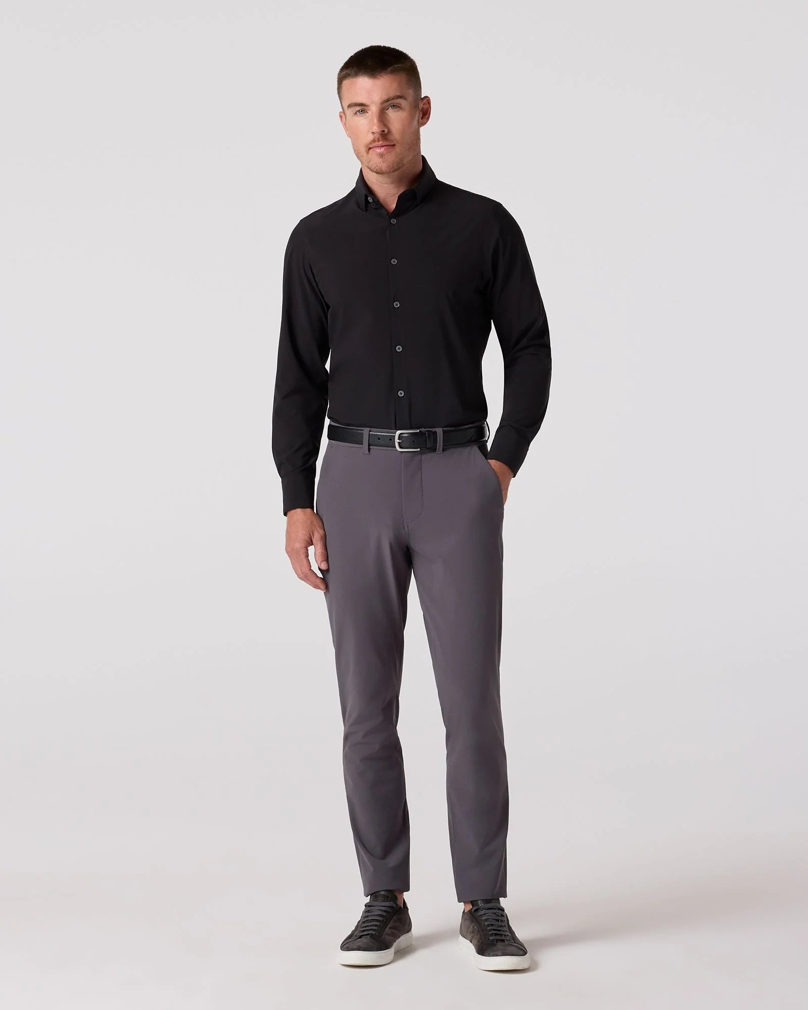 Mizzen+Main | Leeward Dress Shirt | Black
