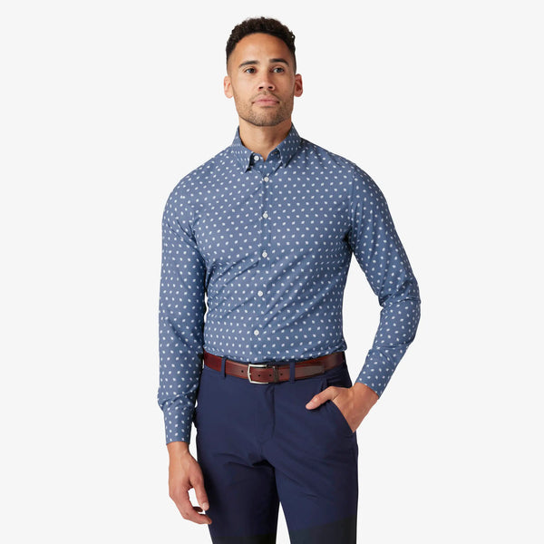 Monaco Coastal Fjord Double Arrow Dress Shirt