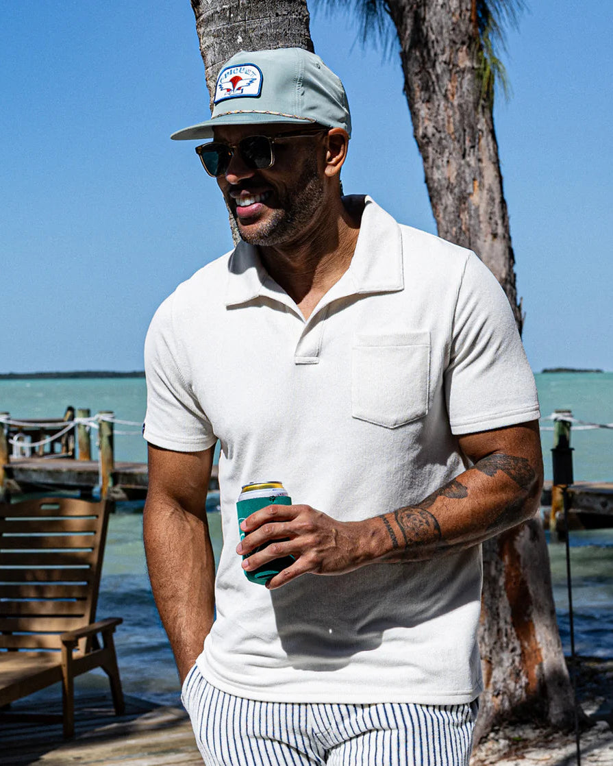 Criquet |  Velour Monty Polo |  White