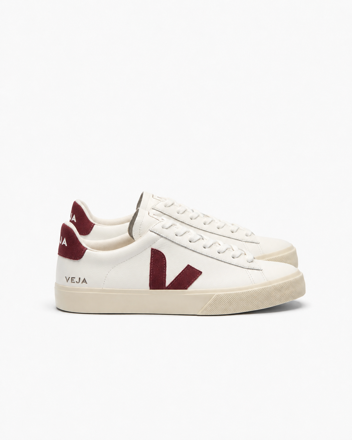 VEJA | Campo Leather White White Genat | White