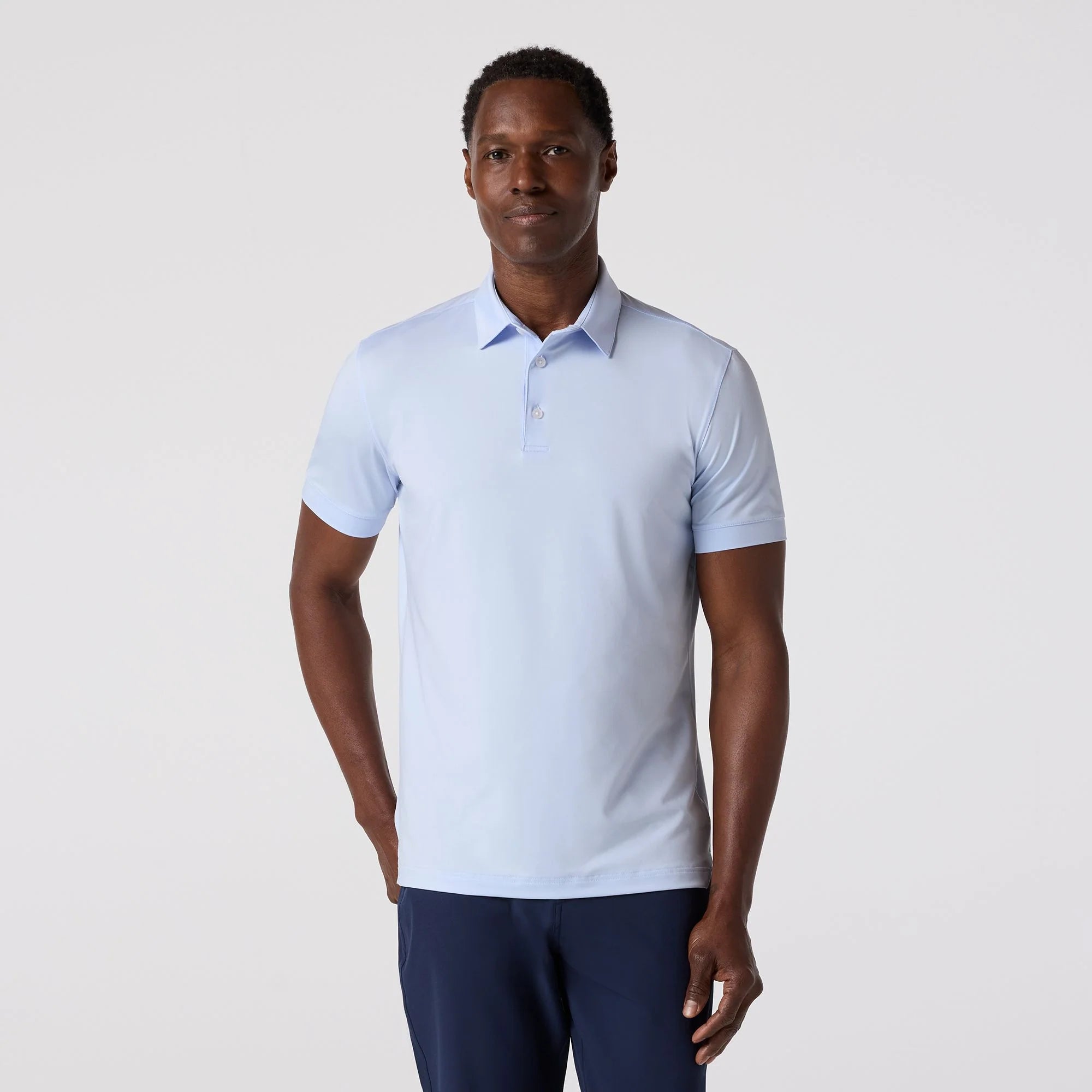 Mizzen+Main | Versa Polo | Sky Solid Blue